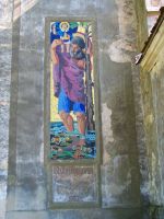 Mozaika na kostele Božího Těla